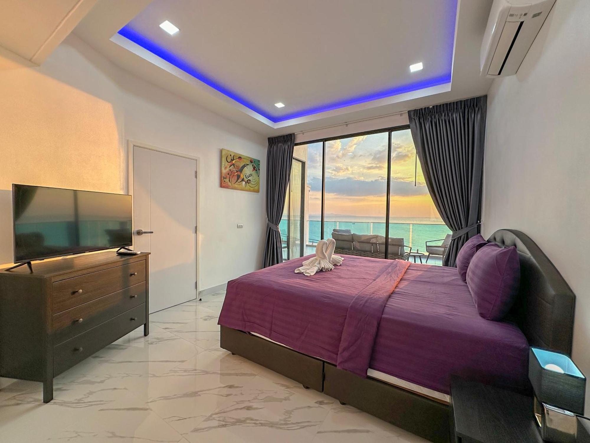 Stunning Beachfront View Luxurious Apartment 40 Jomtien Exterior foto