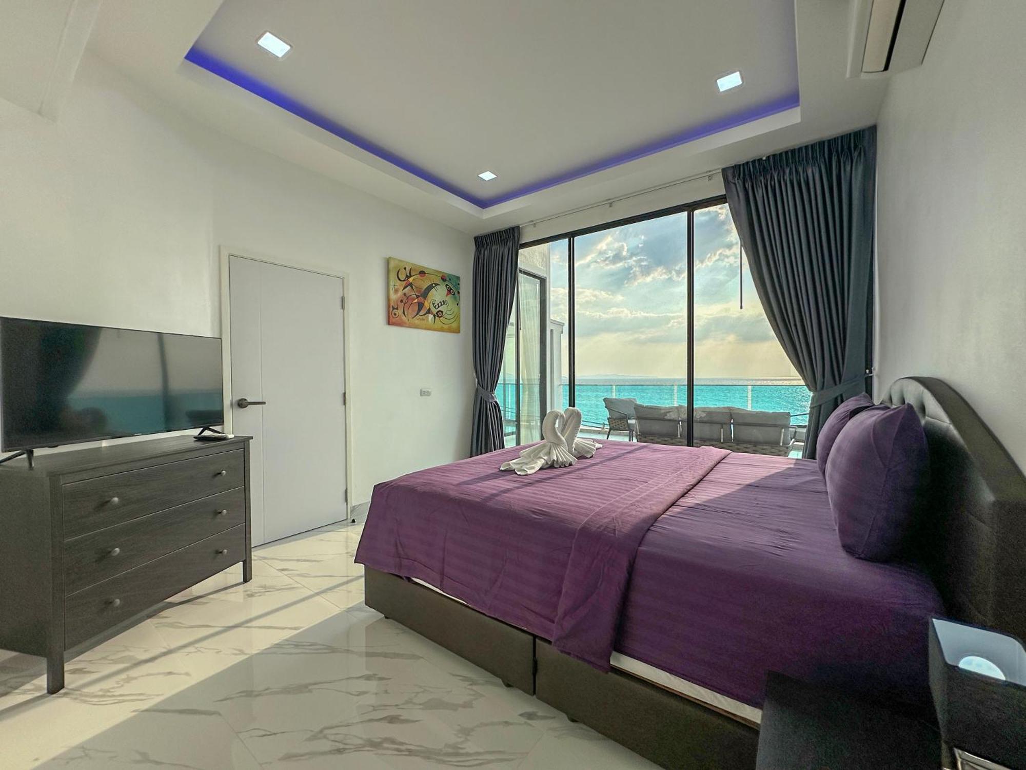 Stunning Beachfront View Luxurious Apartment 40 Jomtien Exterior foto
